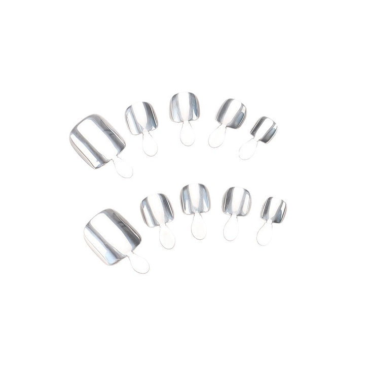 Stylish Glossy Pedicure Press-On Nail Set Kalsten