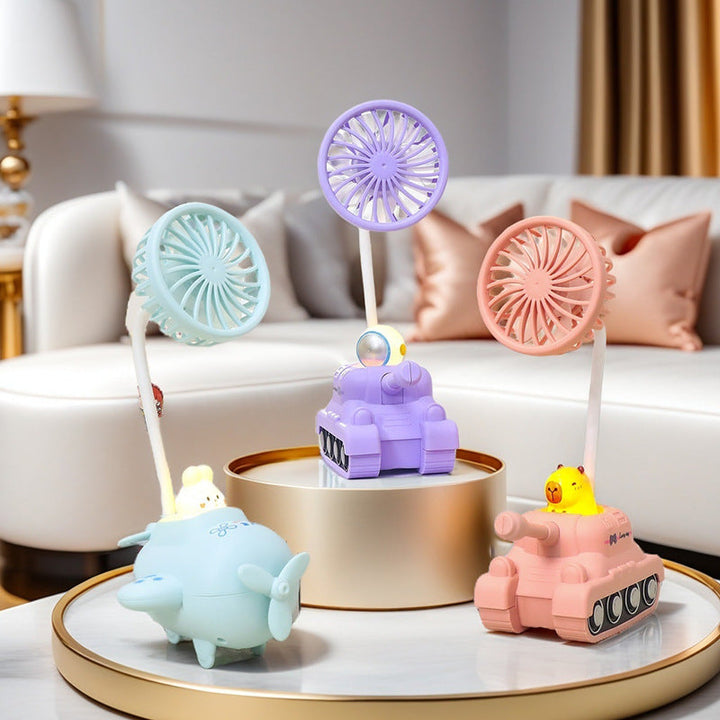 Women USB Nebulizer Cooler Fan in Creative Tank Design Kalsten
