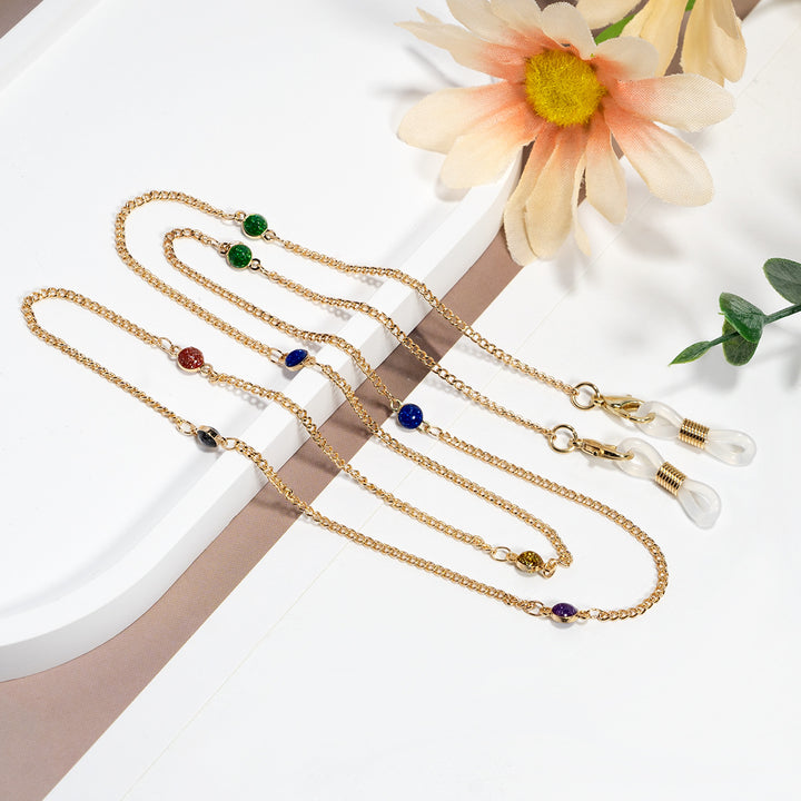 Decorative Eyewear Chain with Colorful Beads Kalsten