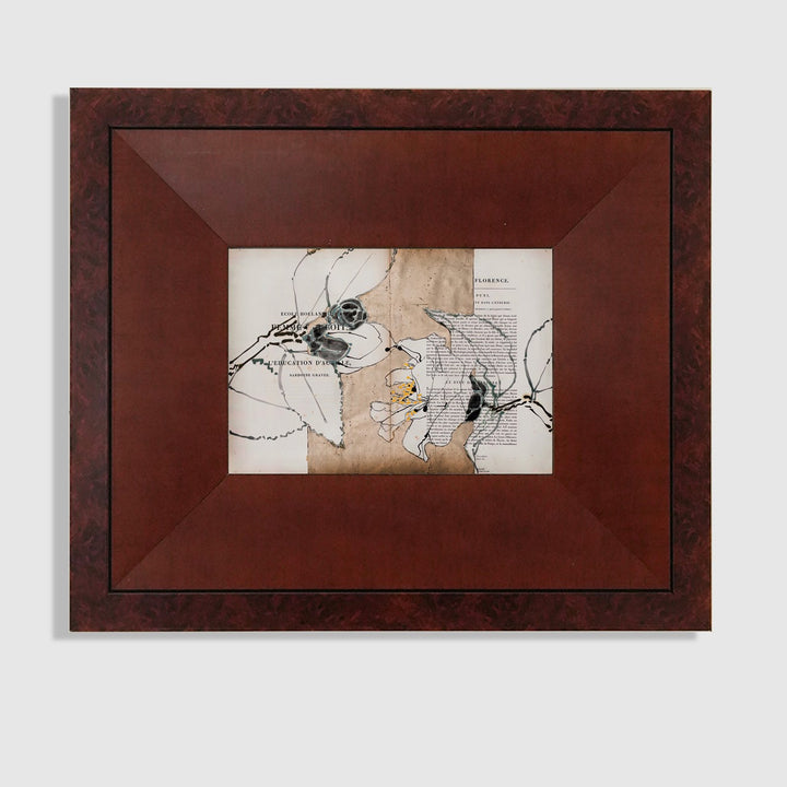 Elegant Flower Border Wall Art
