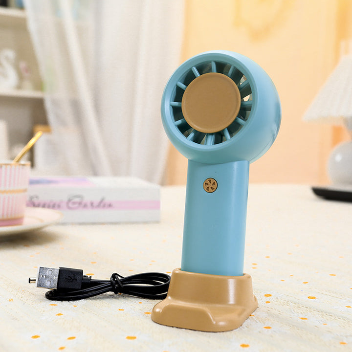 Women's portable USB mini fan with flexible tilt mechanism Kalsten