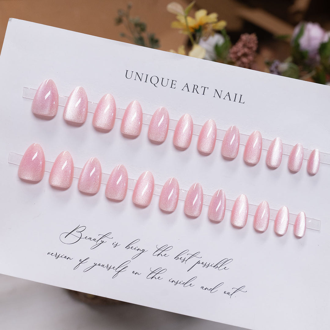 Glittery Press-On Nail Set