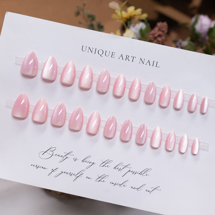 Glittery Press-On Nail Set