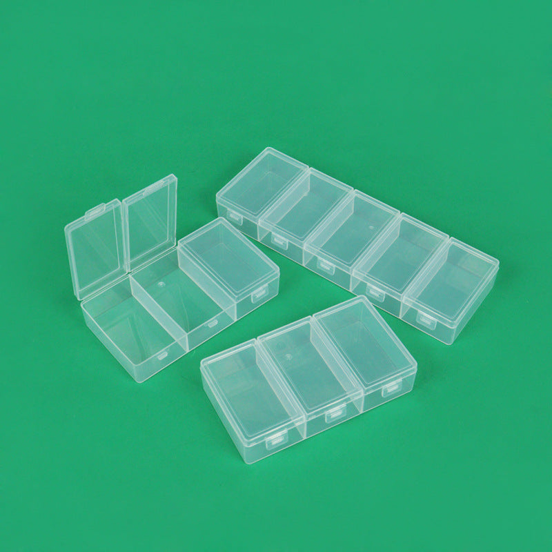 Multi-Compartment Clear Craft Storage Box Kalsten