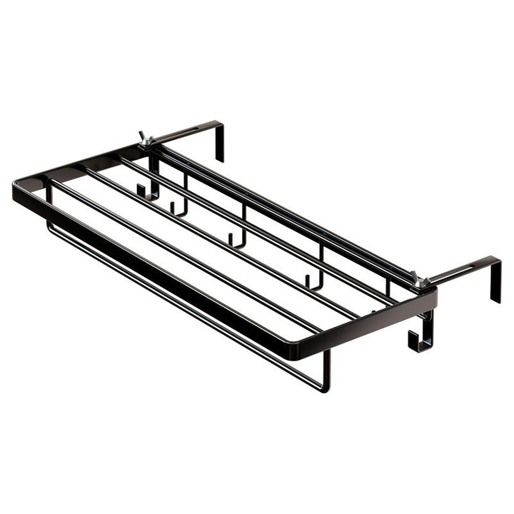 Radiator-Mounted Folding Drying Rack with Extendable Shoe Shelf and Multi-Hook Hanger