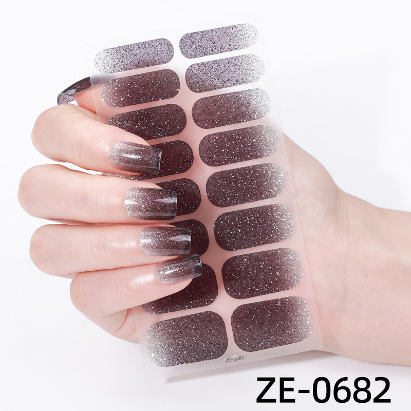 Glitter Ombre Nail Wraps  1790954415