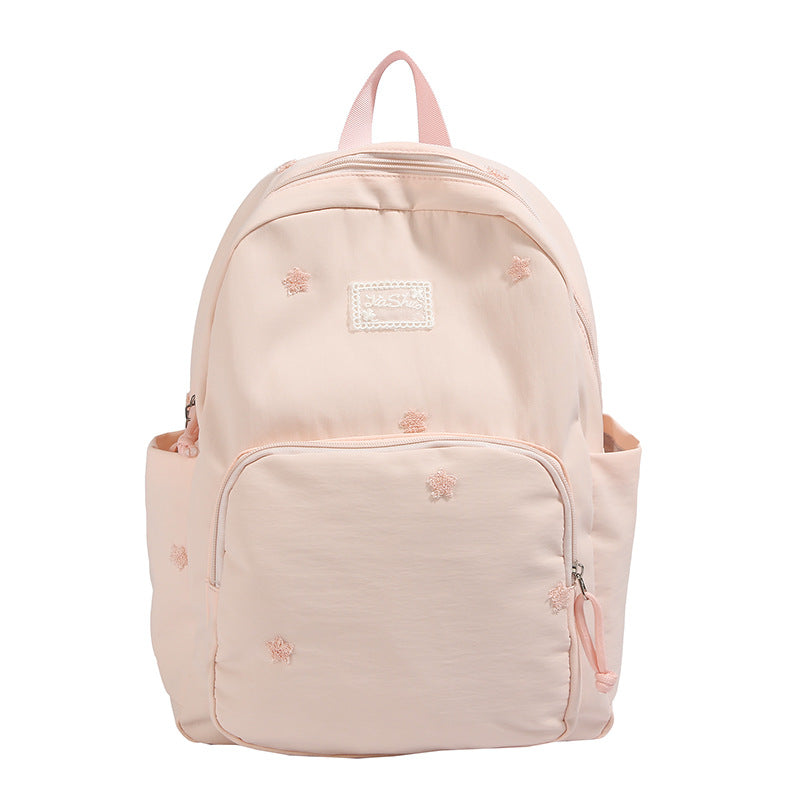 Embroidered Lightweight Casual Backpack Kalsten