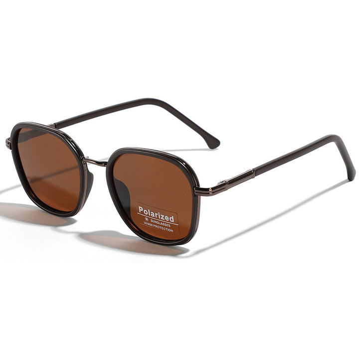 Women's geometric polarized sunglasses with stylish metal frame Kalsten