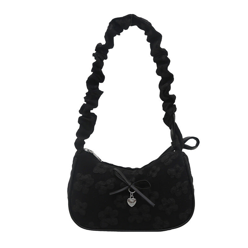 Elegant Floral Embellished Shoulder Bag Kalsten