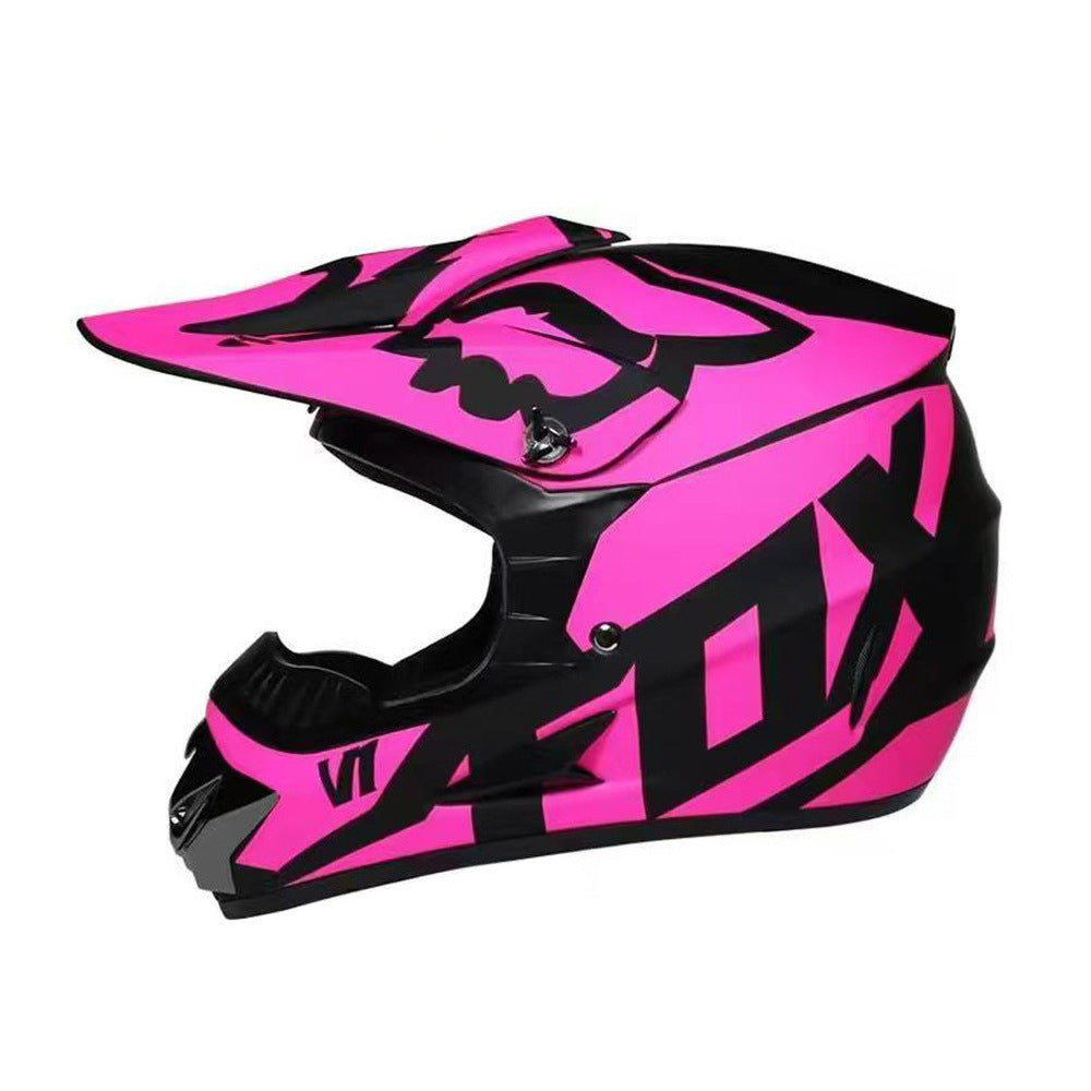 full-face motocross helmet with extended visor and reinforced chin guard Kalsten