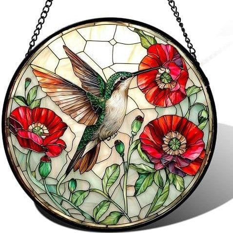 Stained Glass Phoenix Wall Art Kalsten
