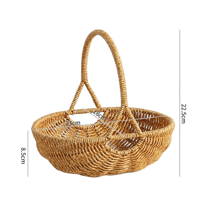 Handwoven Decorative Carrying Basket Kalsten