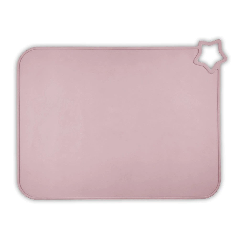 Rectangular Silicone Non-Slip Placemat with Star Corner Grip