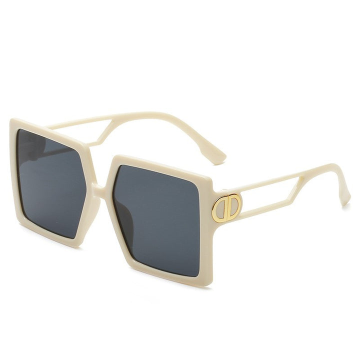 Women's Elegant Oversized Sunglasses with Geometric Frame and Polarized Lenses Kalsten