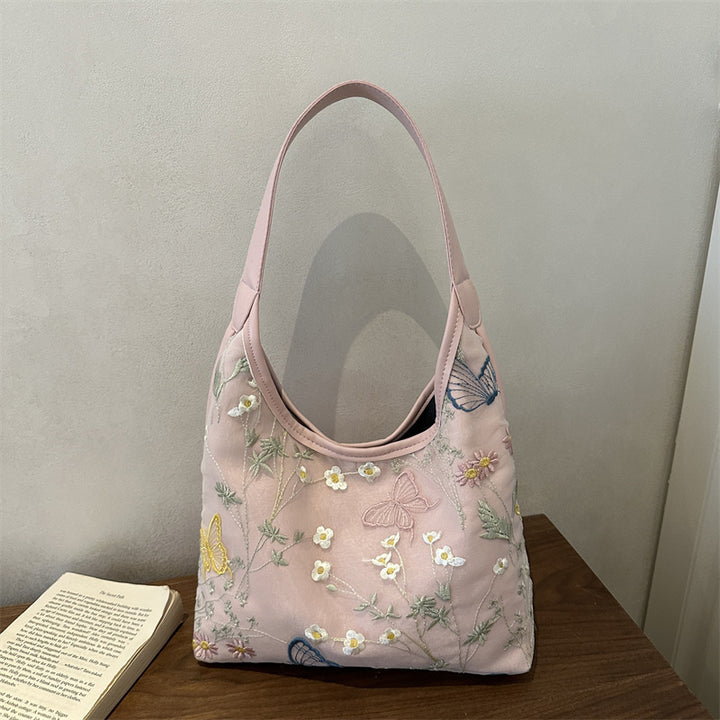 Elegant Butterfly-Embellished Shoulder Bag