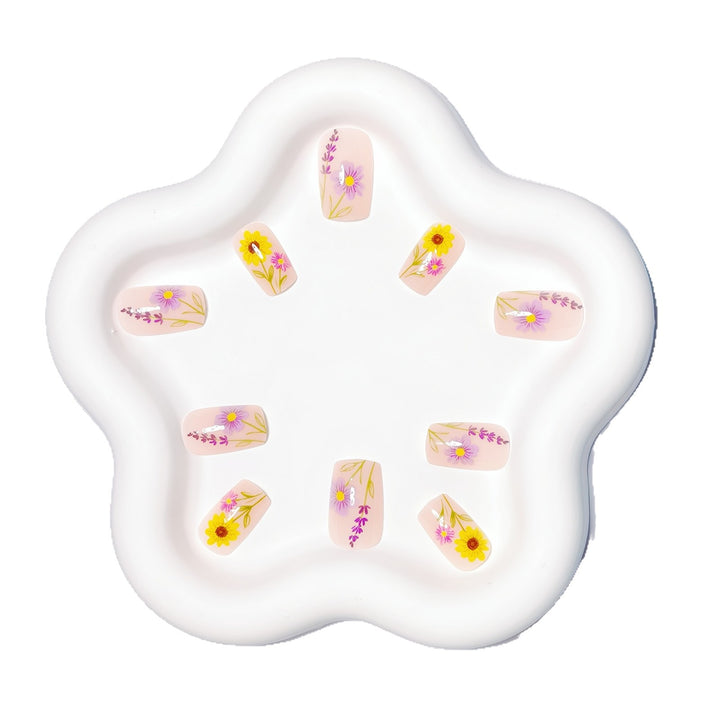 Floral 3D Nail Art Kalsten