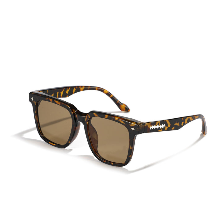 Women's Fashion Square Sunglasses with Stylish Tortoise Shell Design Kalsten