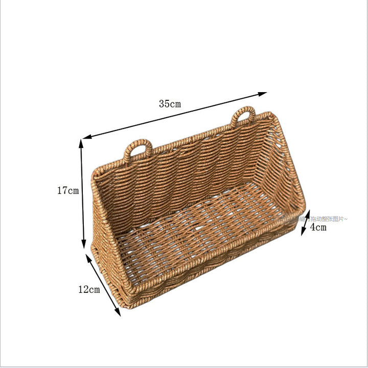 Rustic Woven Storage Tray Kalsten