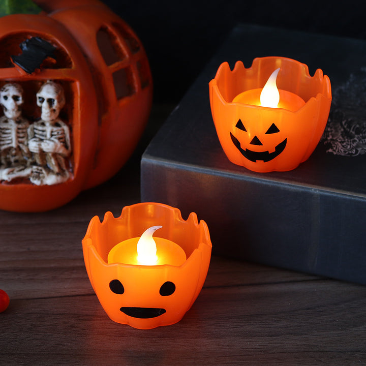 Halloween Pumpkin Candle Holder Kalsten