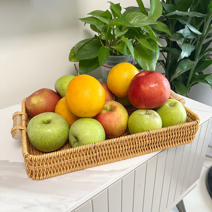 Handwoven Serving Tray Kalsten