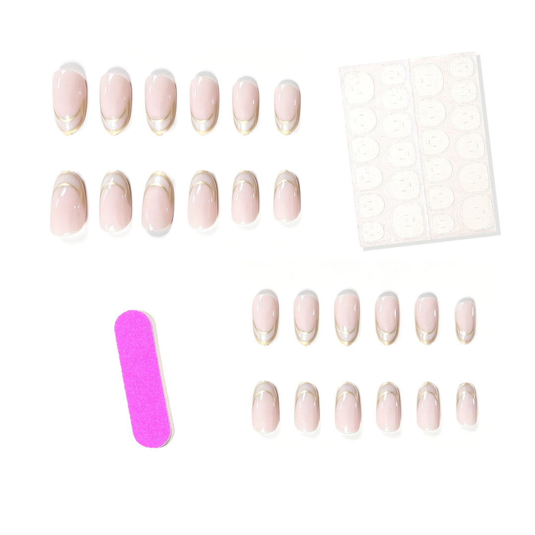 Stylish French Tip Acrylic Nail Enhancements Kalsten