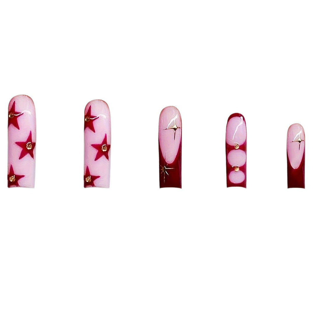 Artistic Press-On Nail Design Kalsten
