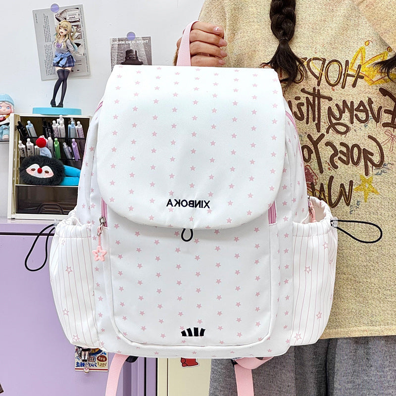 Stylish Star-Embellished Backpack Kalsten 1791205579