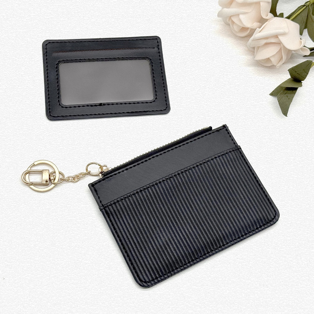 Minimalist Zippered Card Holder