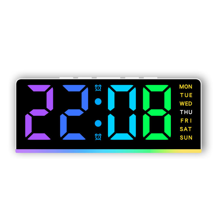 Digital LED alarm clock with color change Kalsten