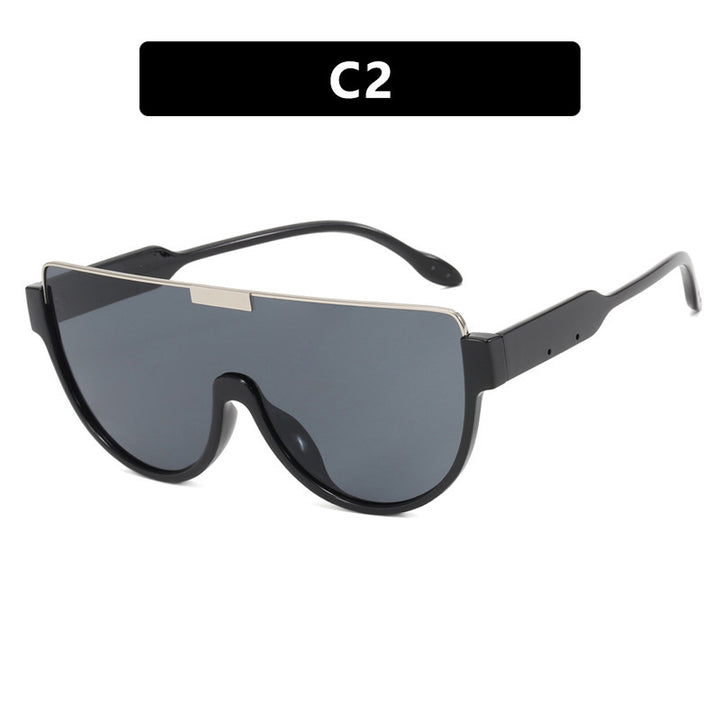 Women's futuristic sports sunglasses with high-gloss frame Kalsten