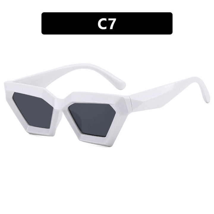 Ladies eye-catching sunglasses in unique hexagon design Kalsten