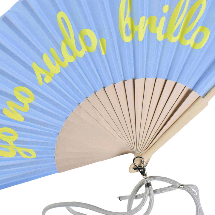 Ladies Designer Hand Fan with Personal Inscription Kalsten