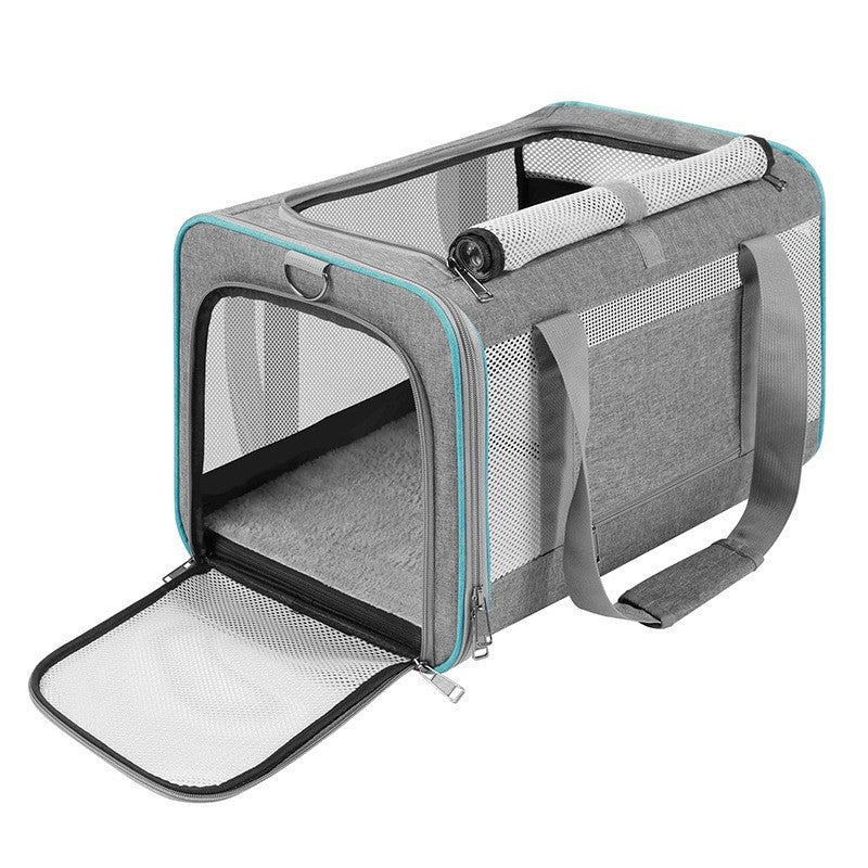 Portable Pet Travel Bag with Breathable Mesh Kalsten