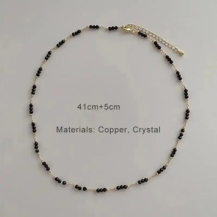 Delicate and Stylish Necklace with Sparkling Pearls Kalsten