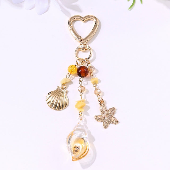 Keychain with Sparkling Sun Motif Kalsten