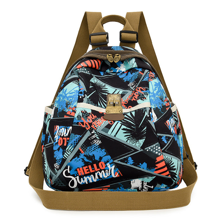 Trendy Graphic Print Backpack Kalsten