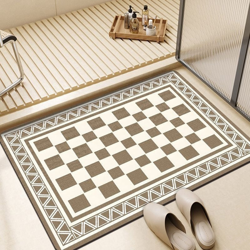Geometric Slip-Resistant Door Mat Kalsten