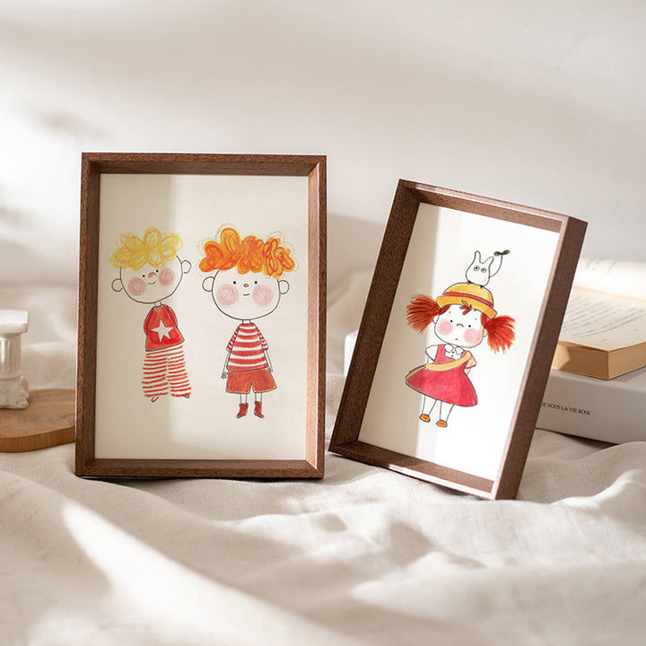 Charming Illustrated Art Frame for Home