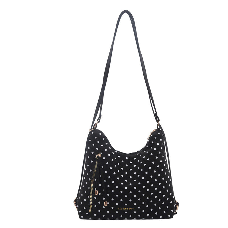 Stylish Polka Dot Crossbody Bag