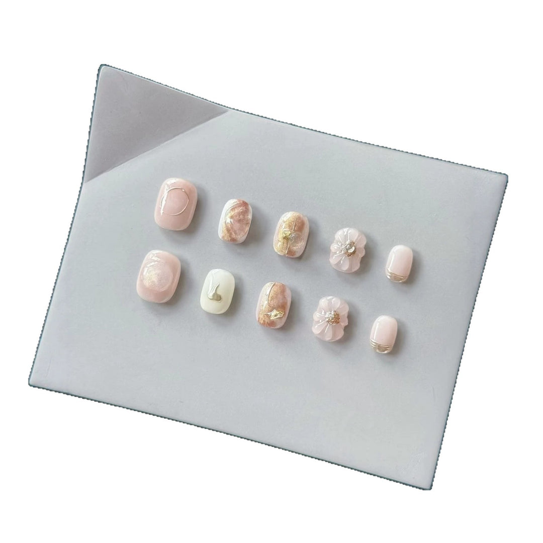 Artistic Floral Nail Set