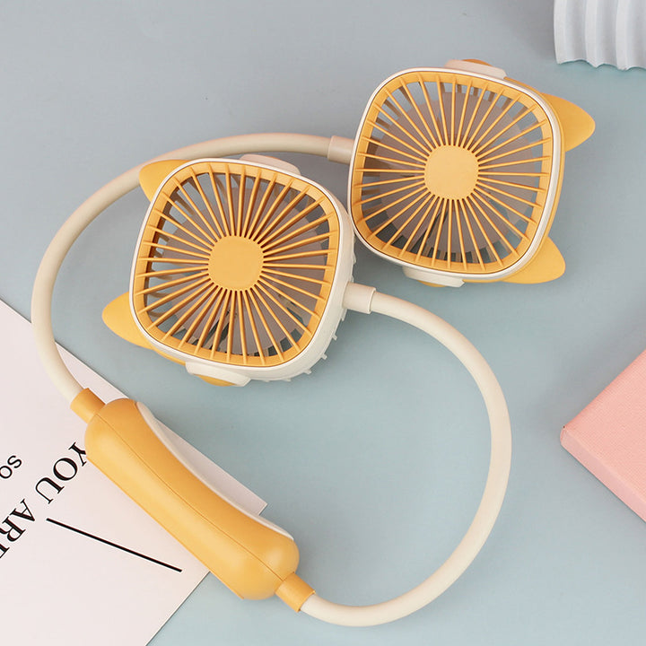 Ladies wearable neck fan with dual design Kalsten
