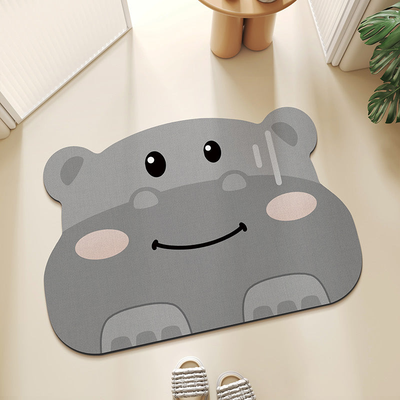 Cartoon-Themed Floor Mat