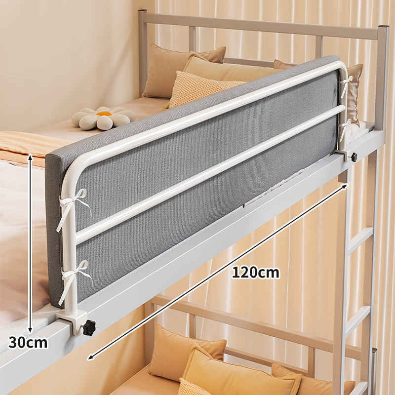 Bunk Bed Safety Side Rail with Padded Fabric Guard and Clamp Mount