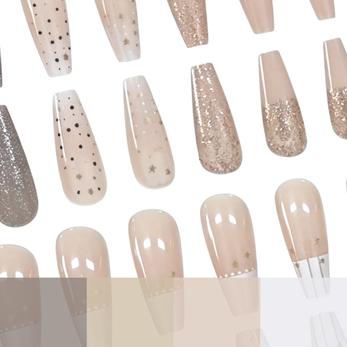 Elegant Starry Nail Art Kalsten