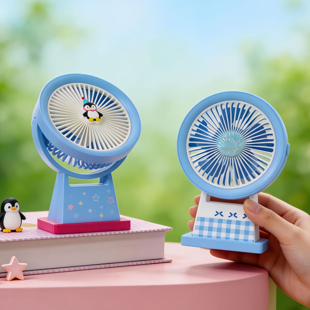 Ladies portable USB table fan with cute animal design Kalsten