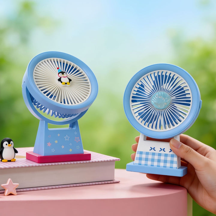 Ladies portable USB table fan with cute animal design Kalsten