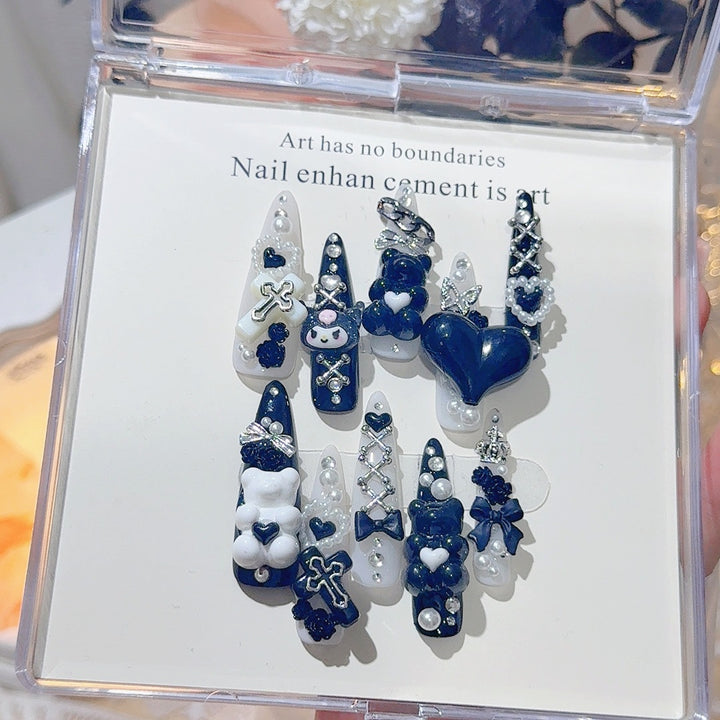Creative 3D Thematic Nail Art Set