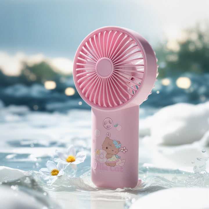 Ladies portable handheld fan with cute animal design Kalsten