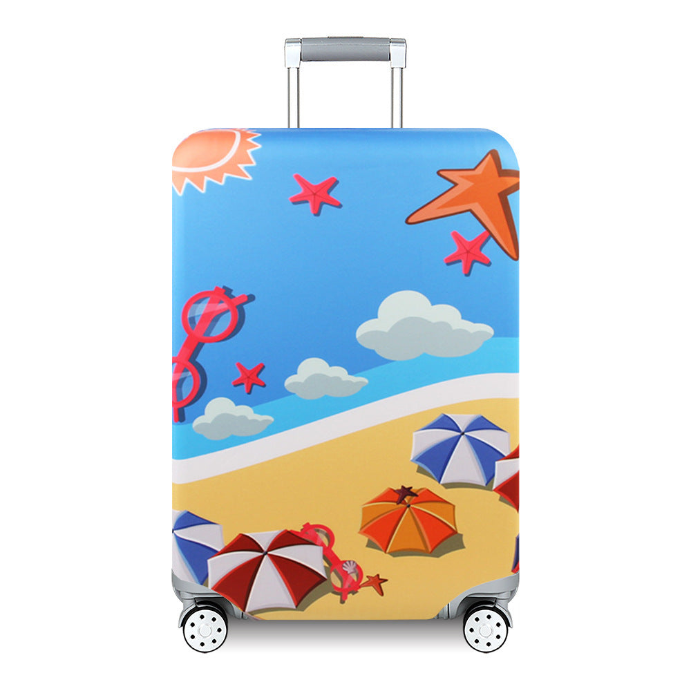 Women's Hard Shell Suitcase with Exotic Plant Pattern Kalsten