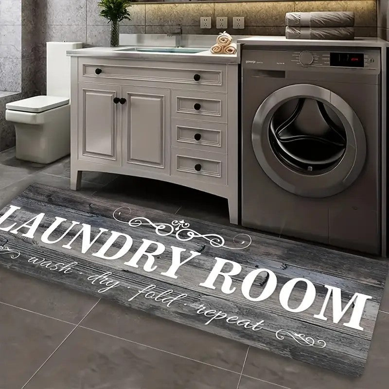 Decorative Laundry Room Mat